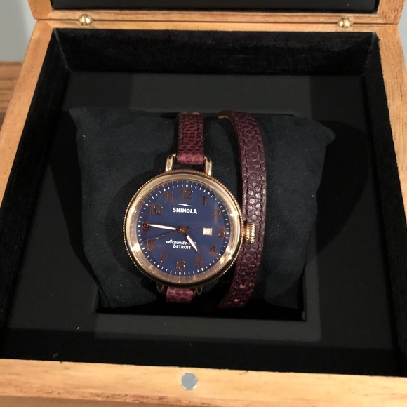 Shinola Birdy Rose Gold w/extra straps - Picture 1 of 8